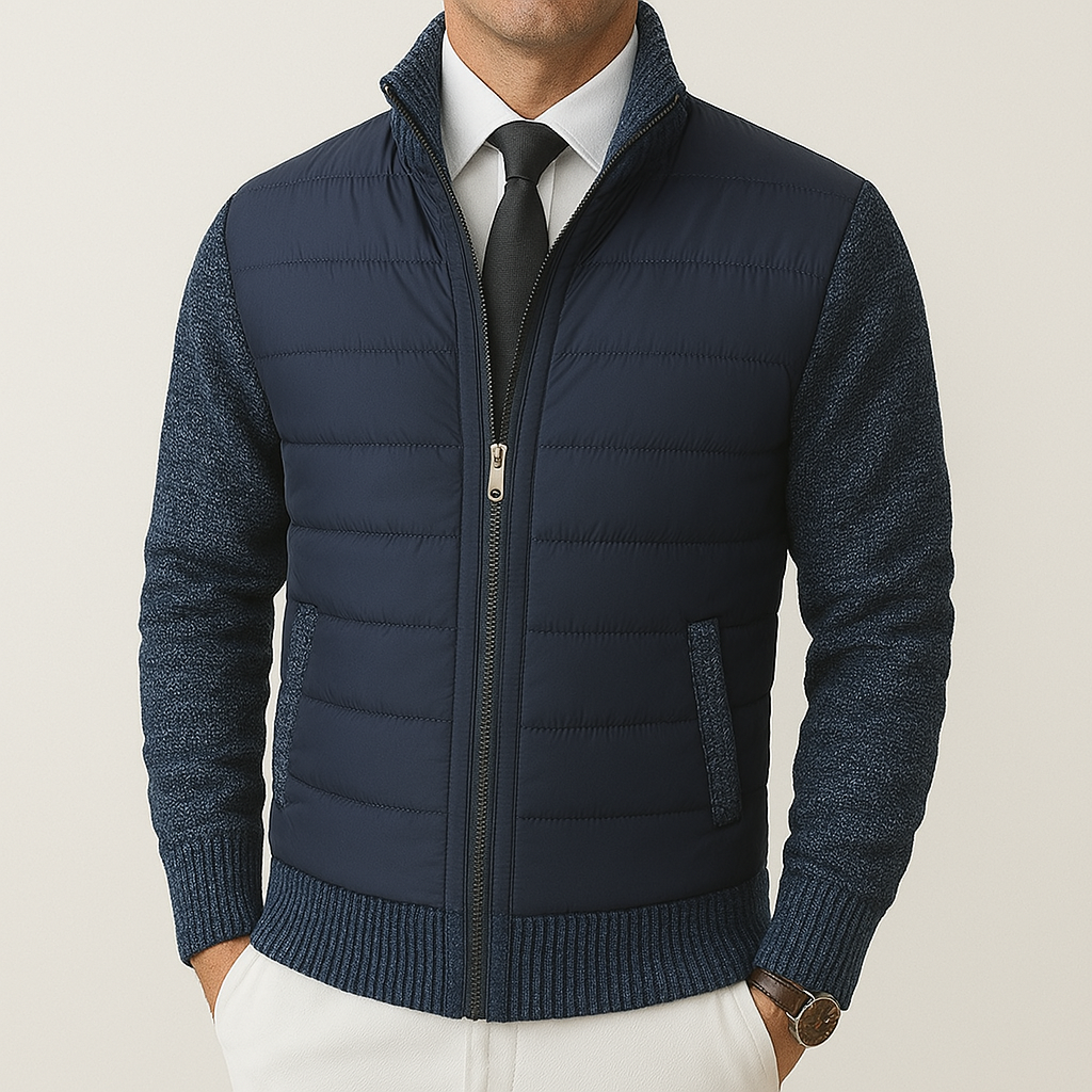 FIORA | Warm Stand-Up Collar Zipper Jacket