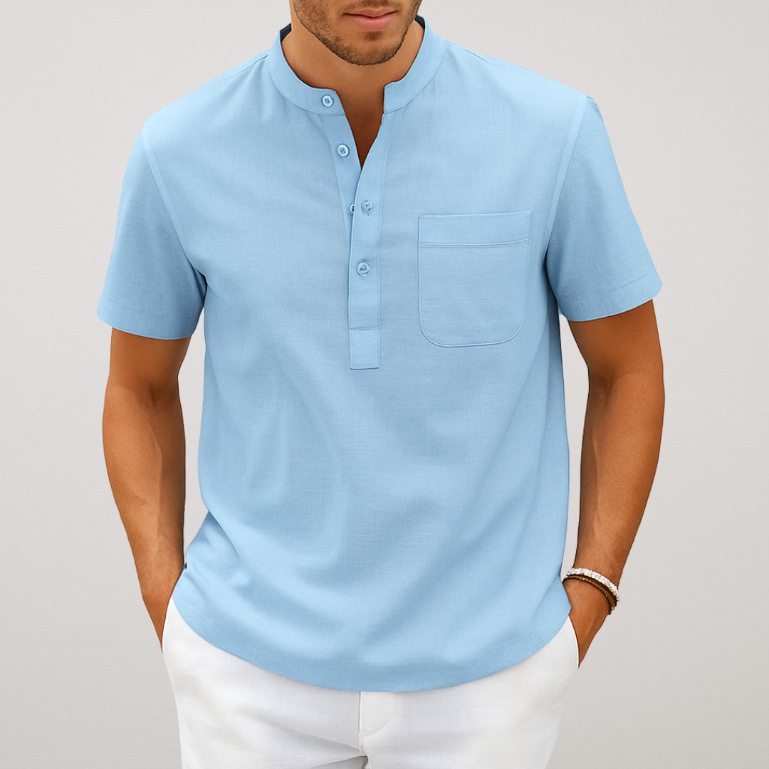 FIORA | Henley Short Sleeve