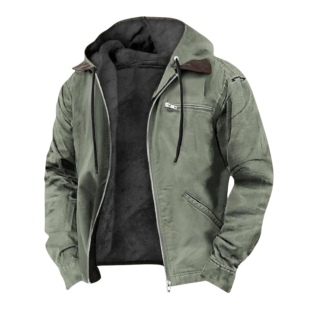 FIORA | Wool Lined Hoodie Jacket