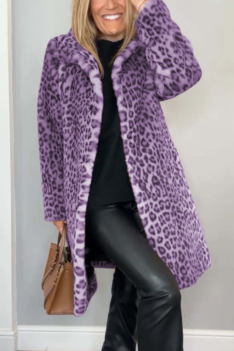 FIORA | Leopard Print Coat