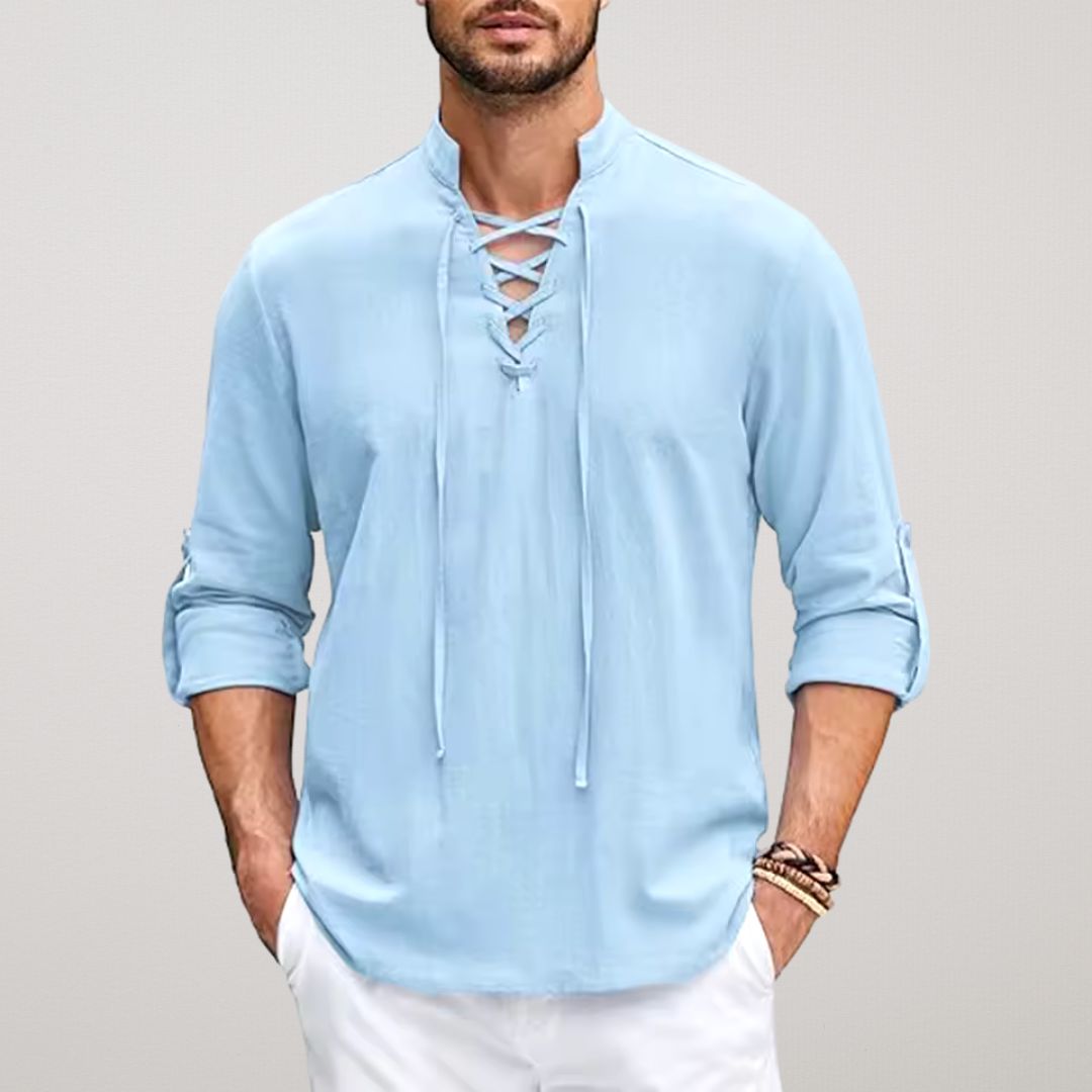 FIORA | Breeze Lace-Up Shirt