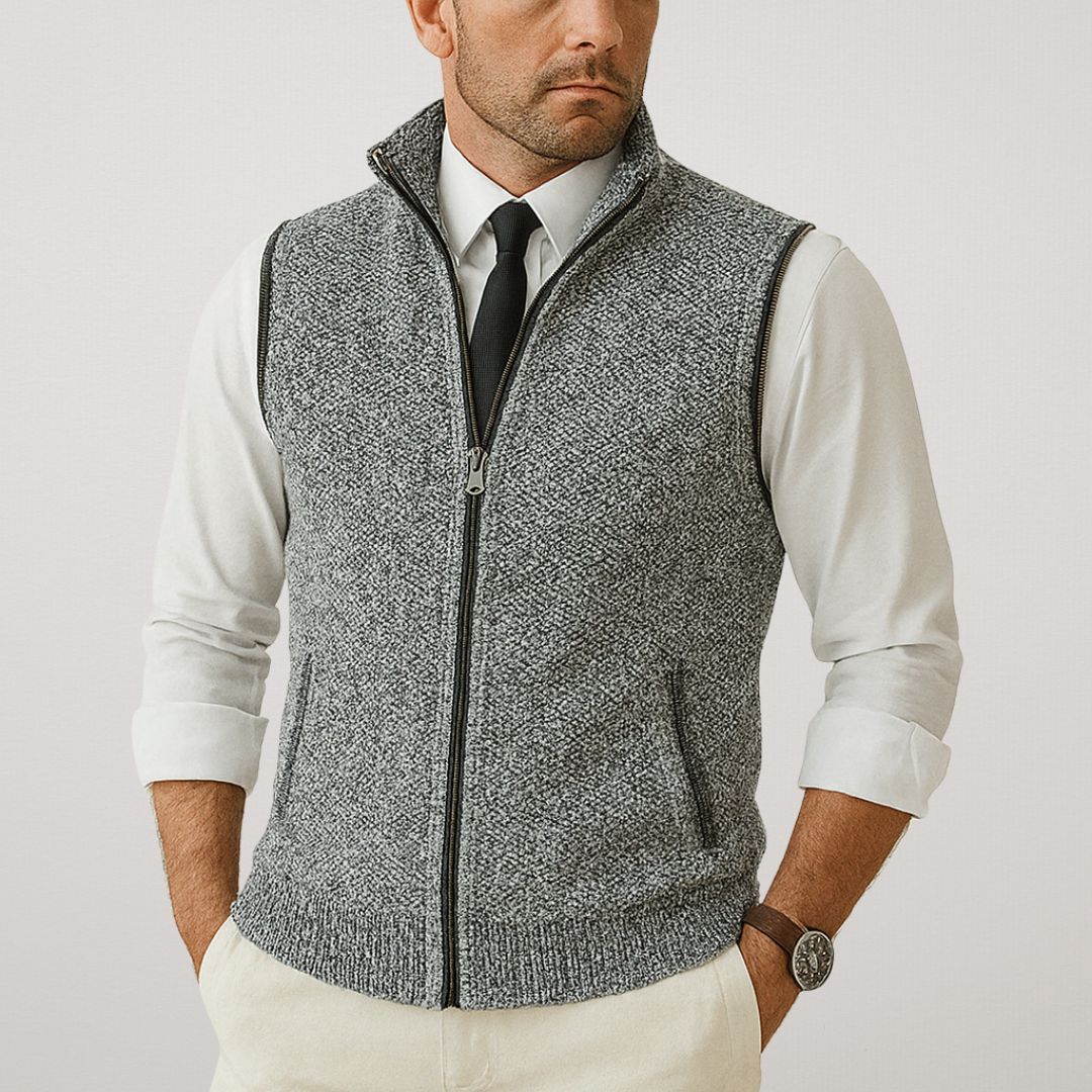 FIORA | Knitted Sleeveless Vest