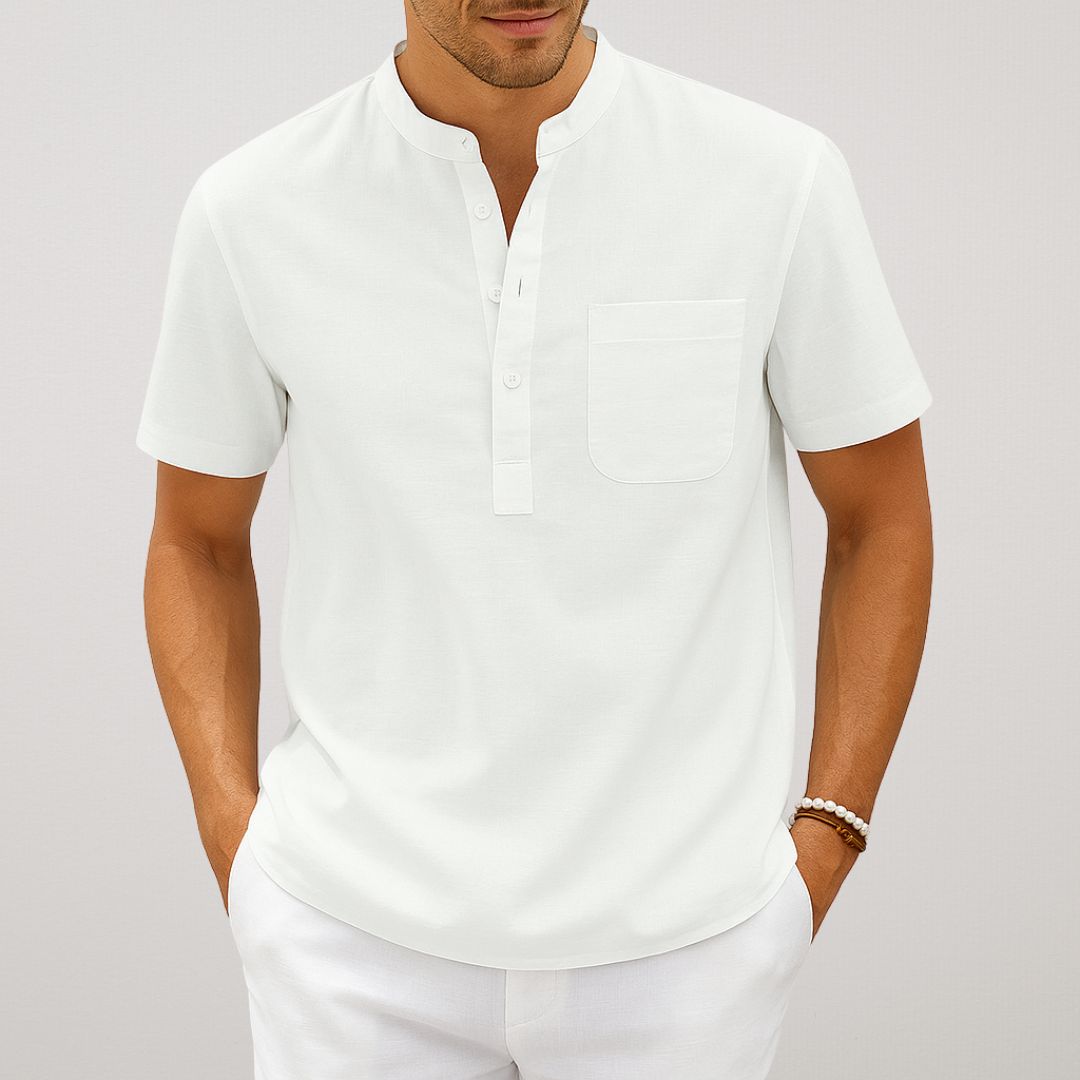 FIORA | Henley Short Sleeve