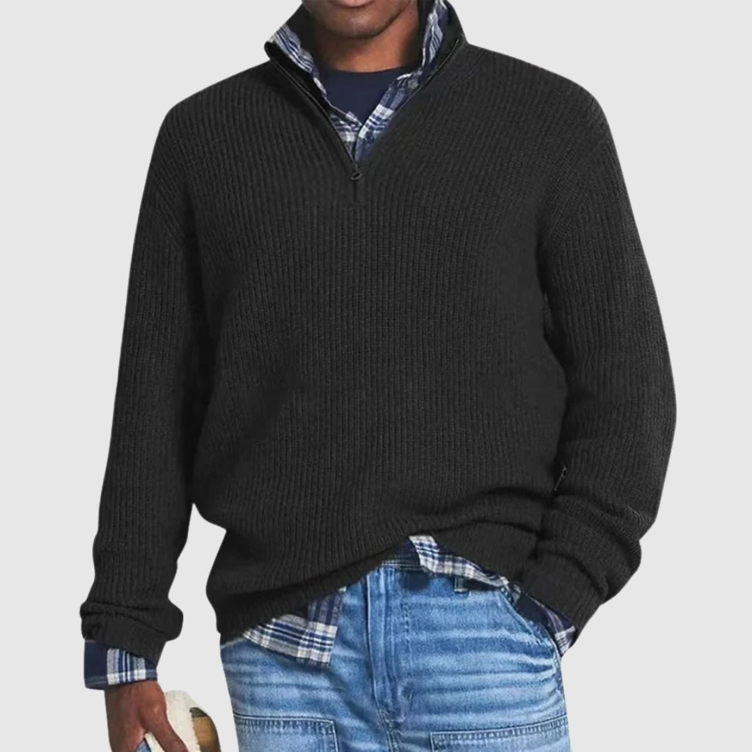 FIORA | Premium Half-Zip Sweater
