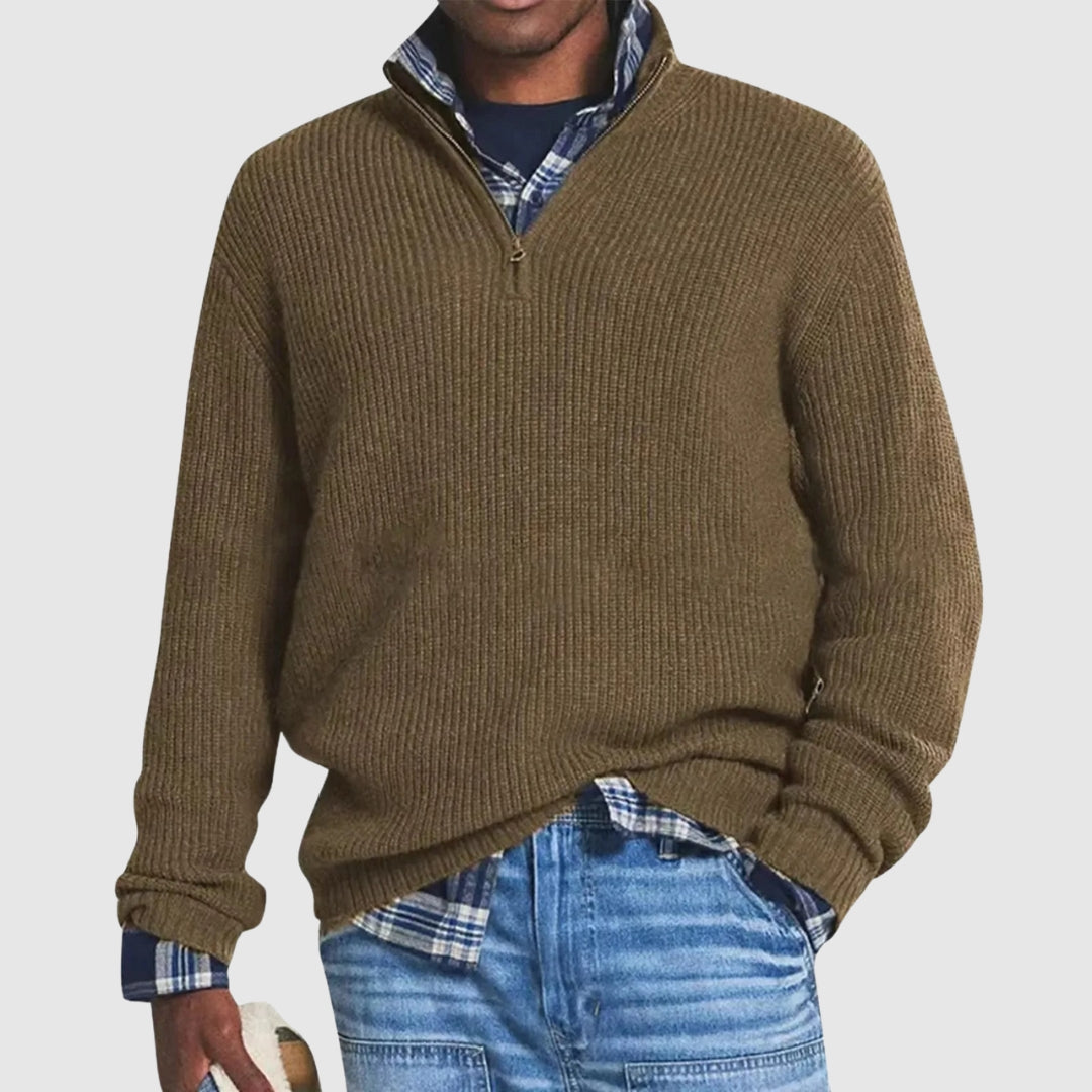 FIORA | Premium Half-Zip Sweater