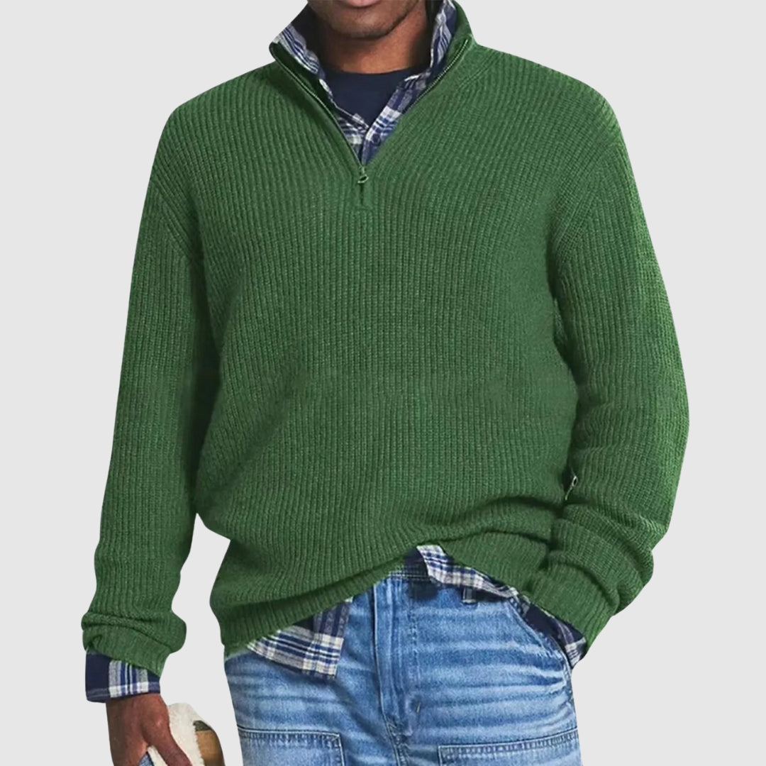 FIORA | Premium Half-Zip Sweater