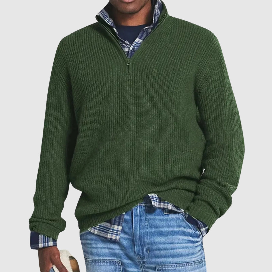 FIORA | Premium Half-Zip Sweater