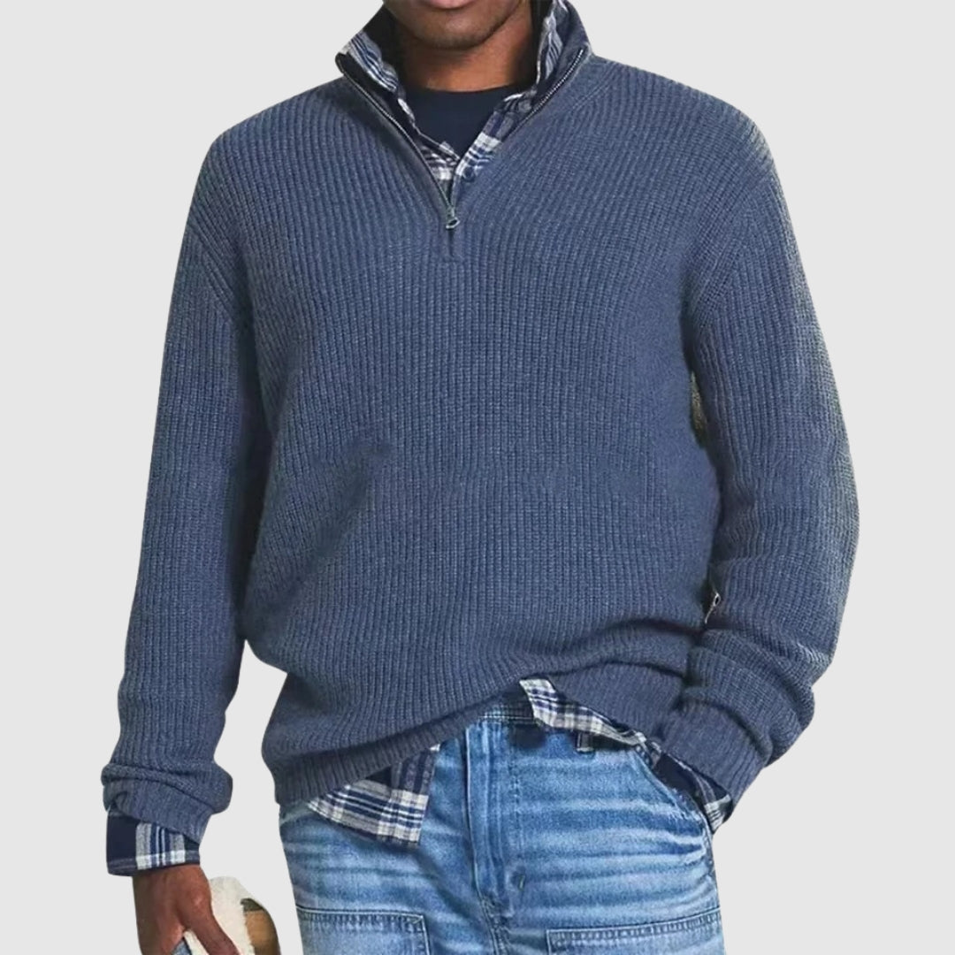 FIORA | Premium Half-Zip Sweater