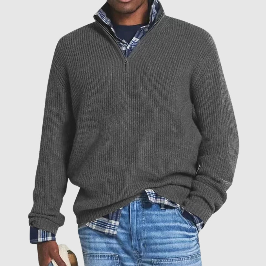 FIORA | Premium Half-Zip Sweater