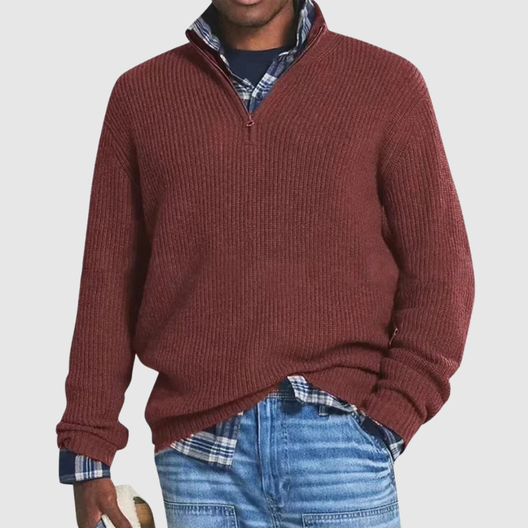 FIORA | Premium Half-Zip Sweater