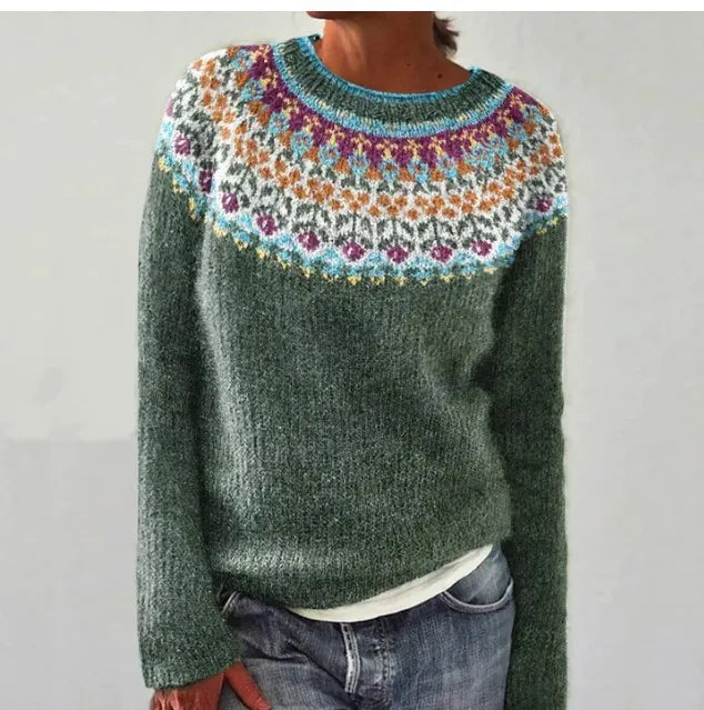 FIORA | Patchwork Pullover
