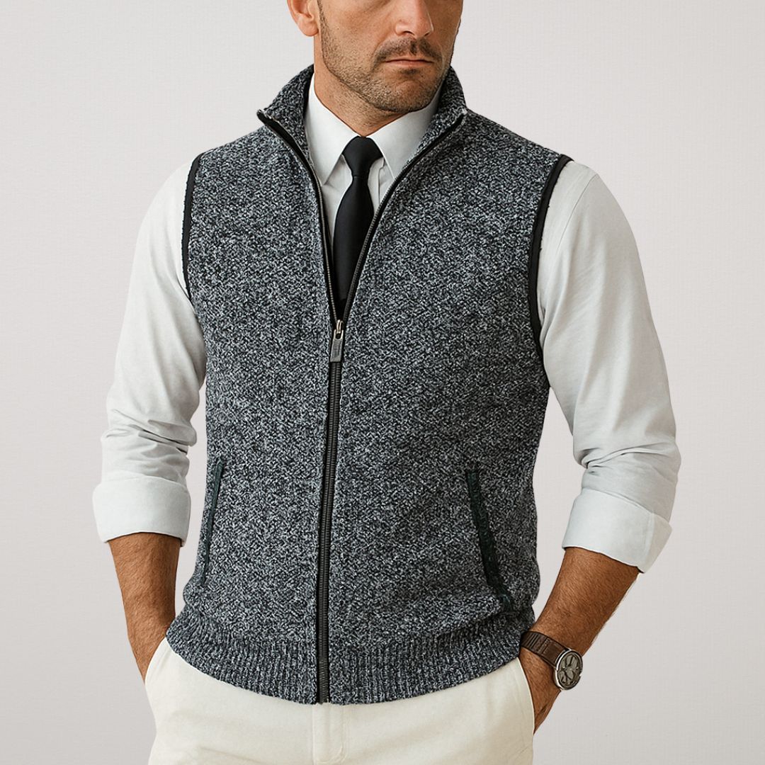 FIORA | Knitted Sleeveless Vest