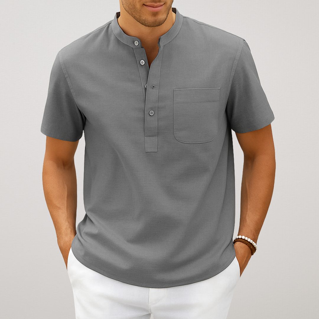 FIORA | Henley Short Sleeve