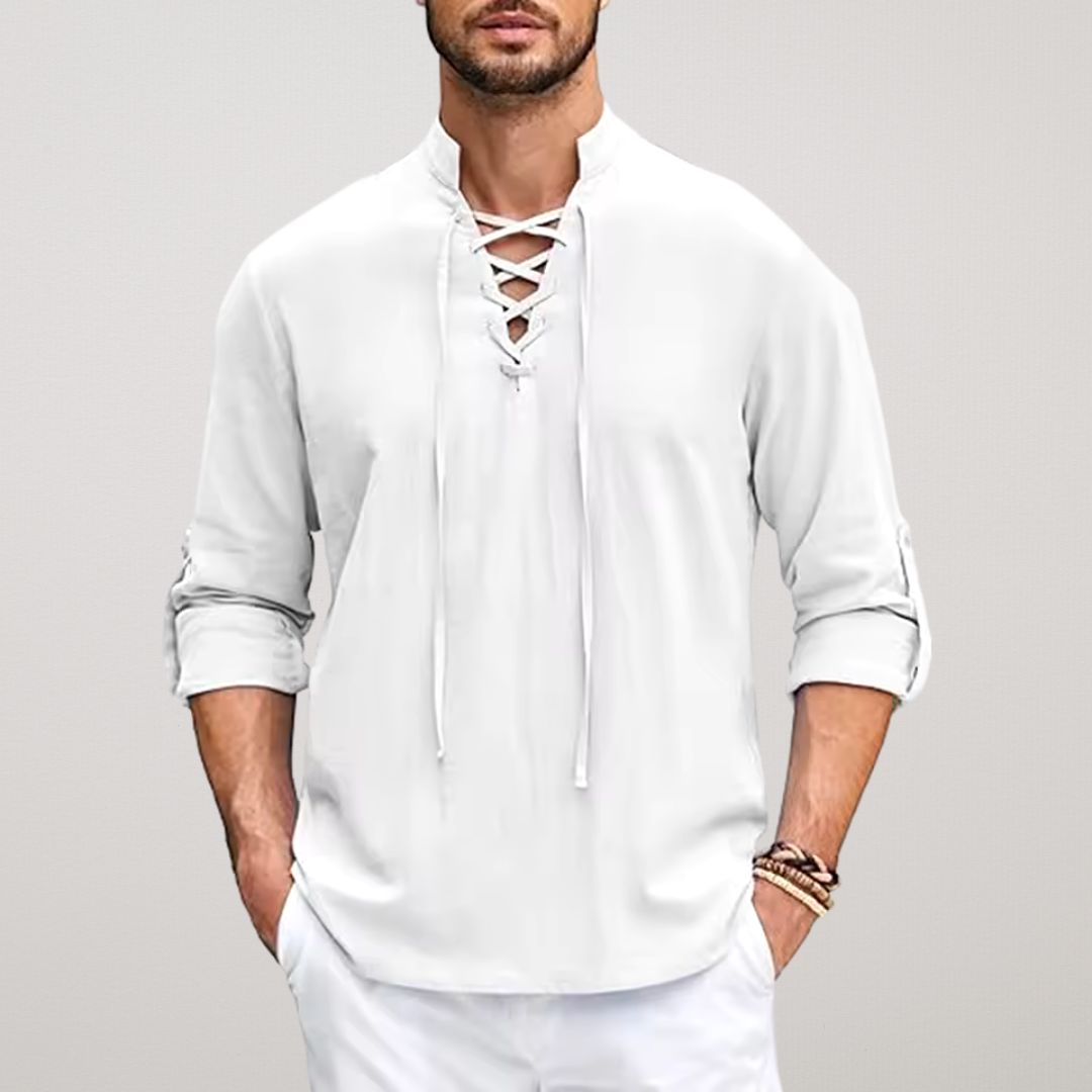 FIORA | Breeze Lace-Up Shirt