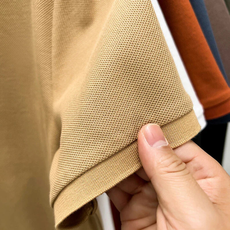 Casual Summer Cotton Breathable Polo Shirt