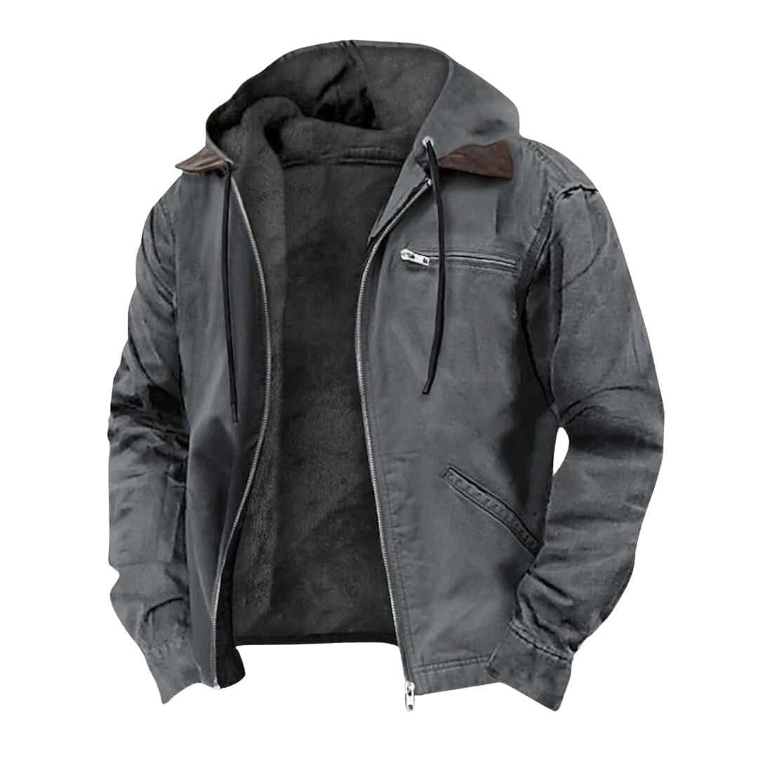 FIORA | Wool Lined Hoodie Jacket