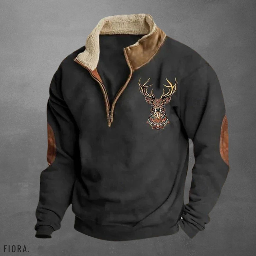 FIORA | Stylish Quarter-Zip Pullover