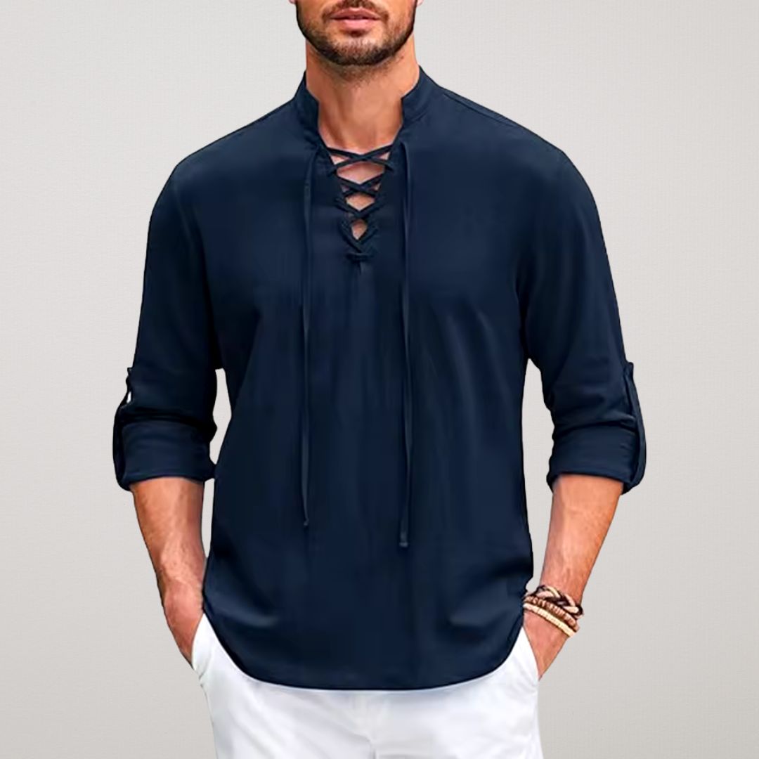 FIORA | Breeze Lace-Up Shirt