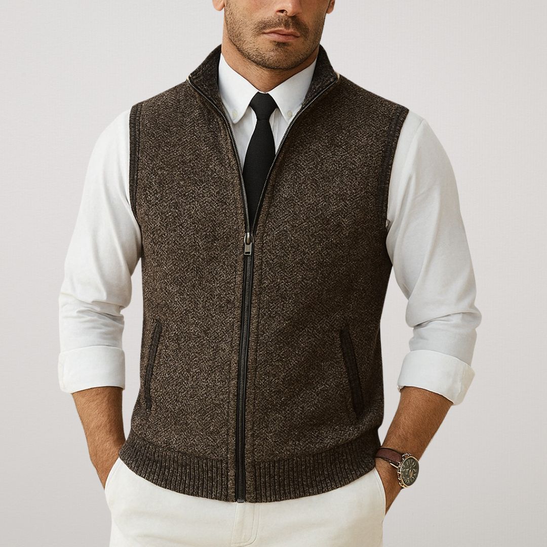 FIORA | Knitted Sleeveless Vest