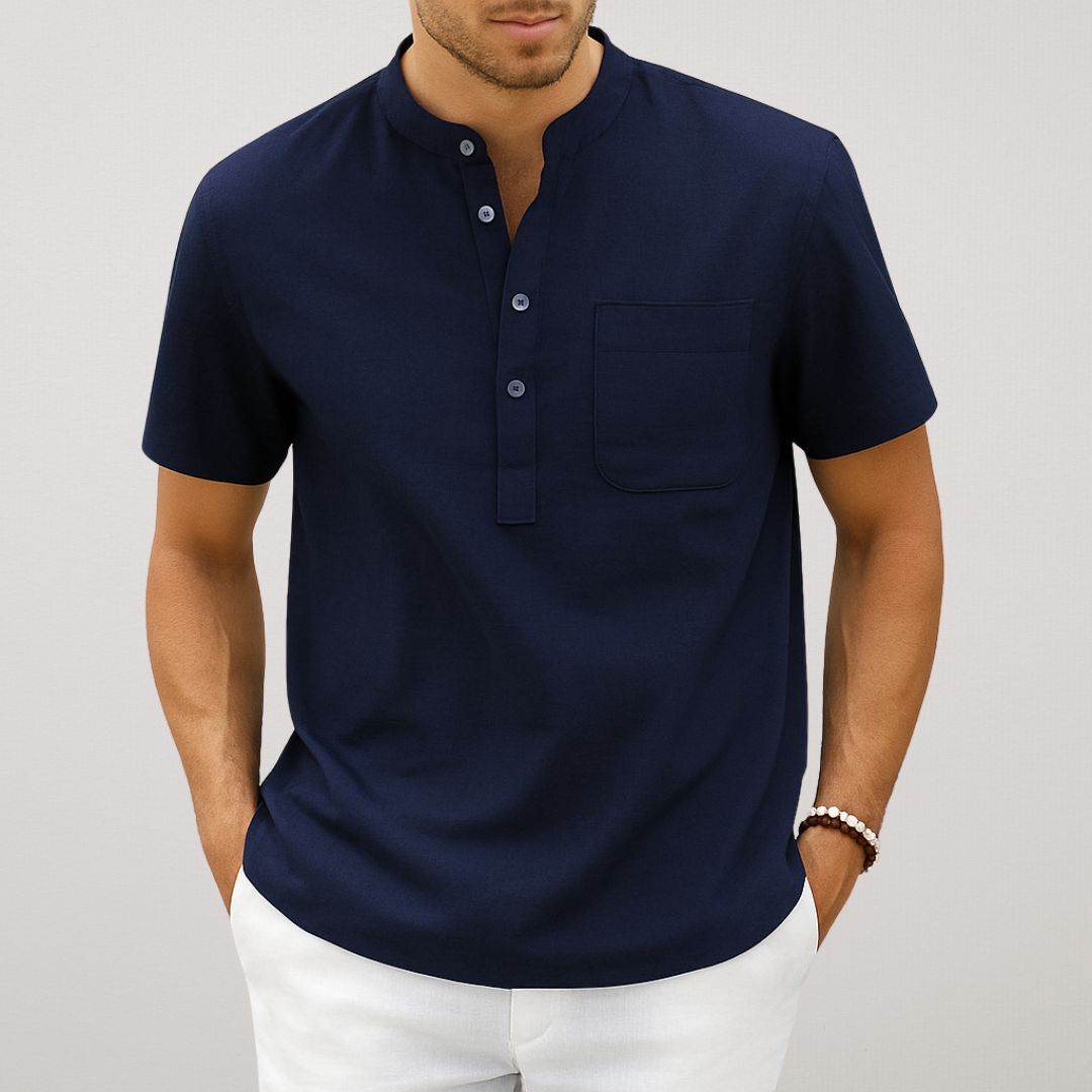 FIORA | Henley Short Sleeve