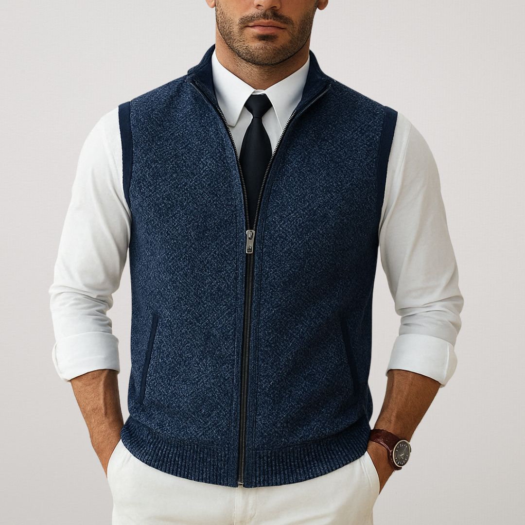 FIORA | Knitted Sleeveless Vest
