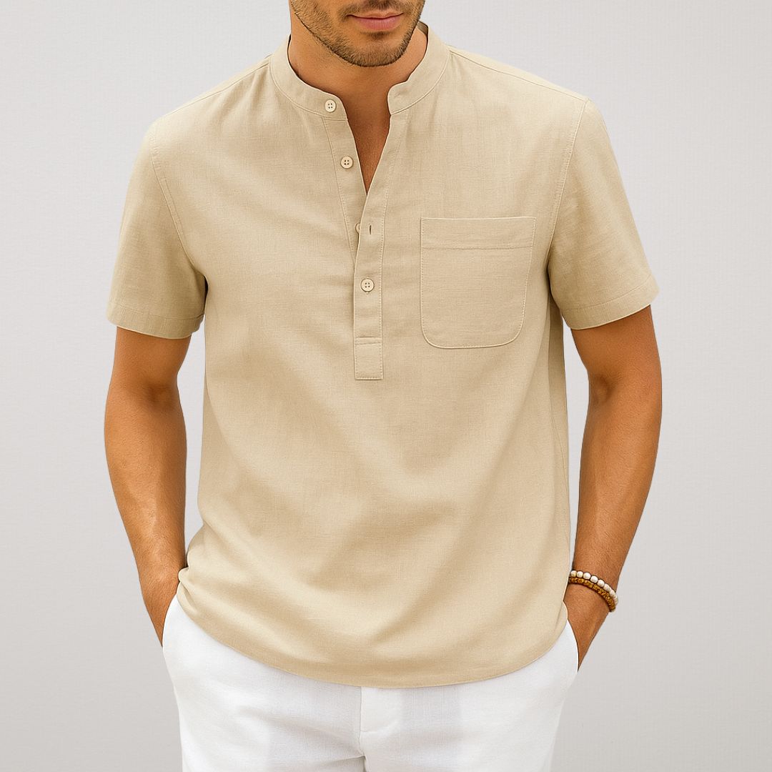 FIORA | Henley Short Sleeve