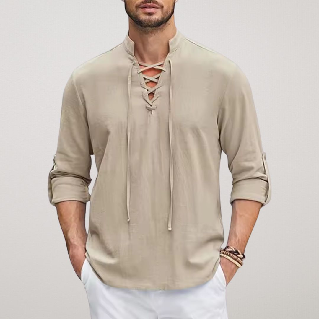 FIORA | Breeze Lace-Up Shirt