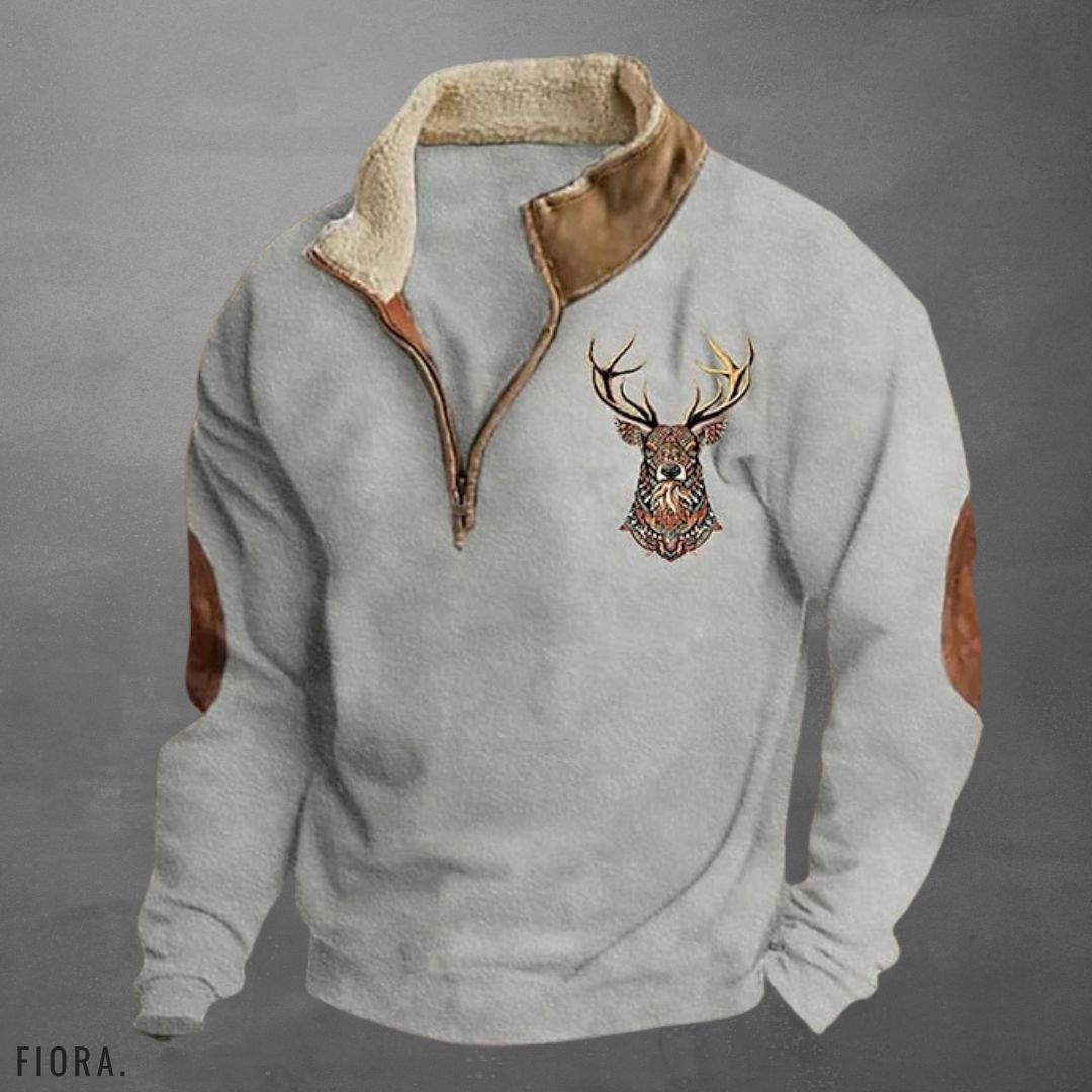 FIORA | Stylish Quarter-Zip Pullover