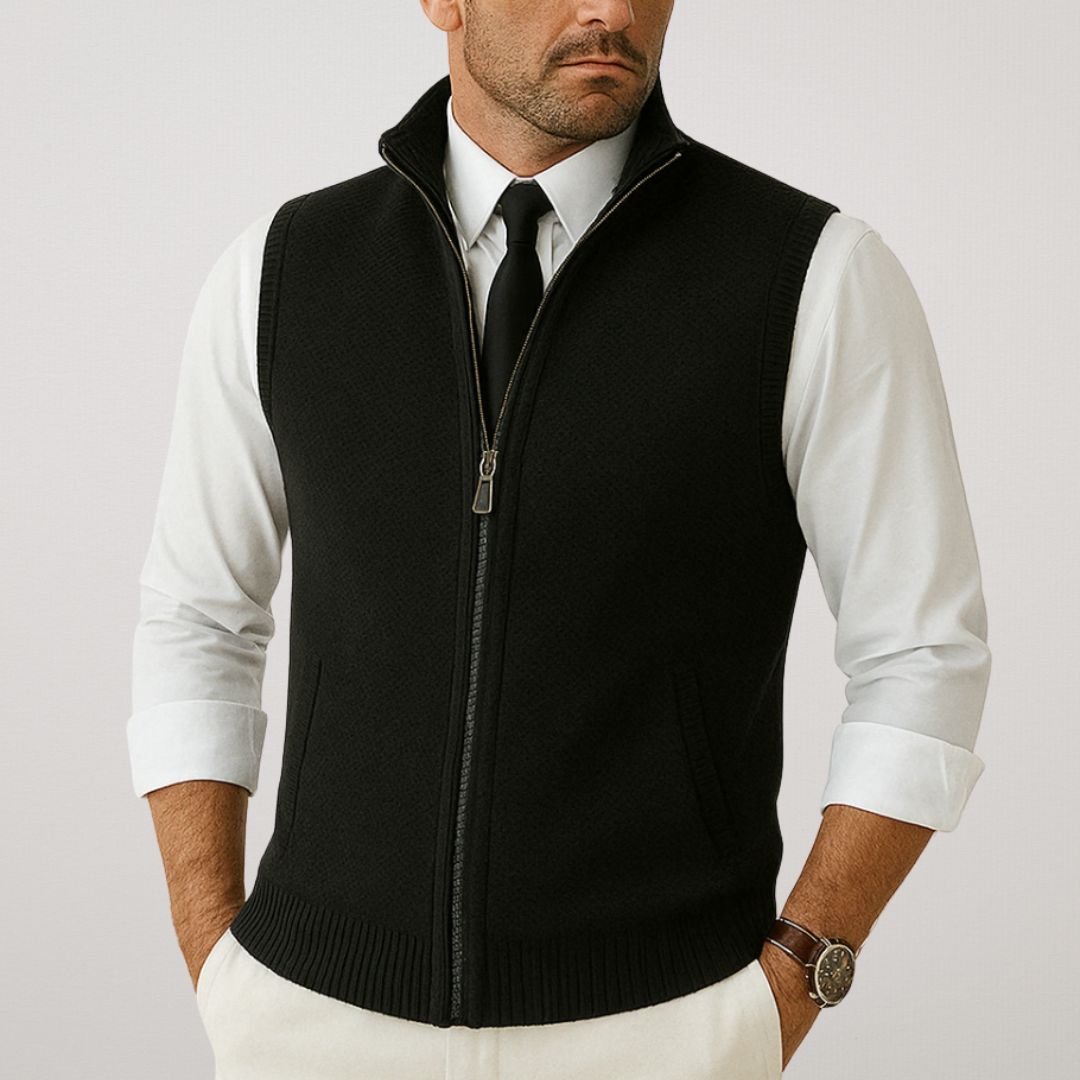 FIORA | Knitted Sleeveless Vest