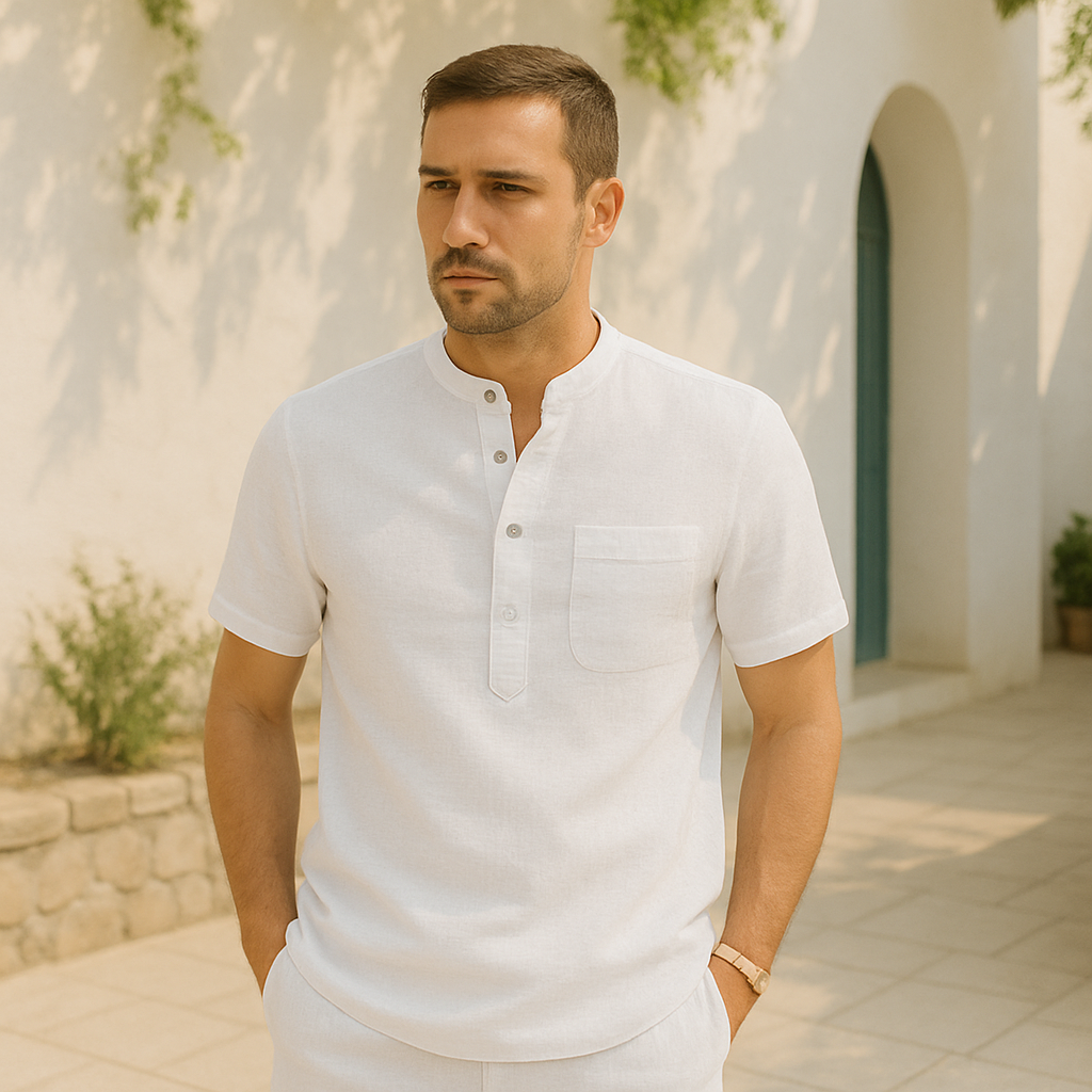 FIORA | Henley Short Sleeve