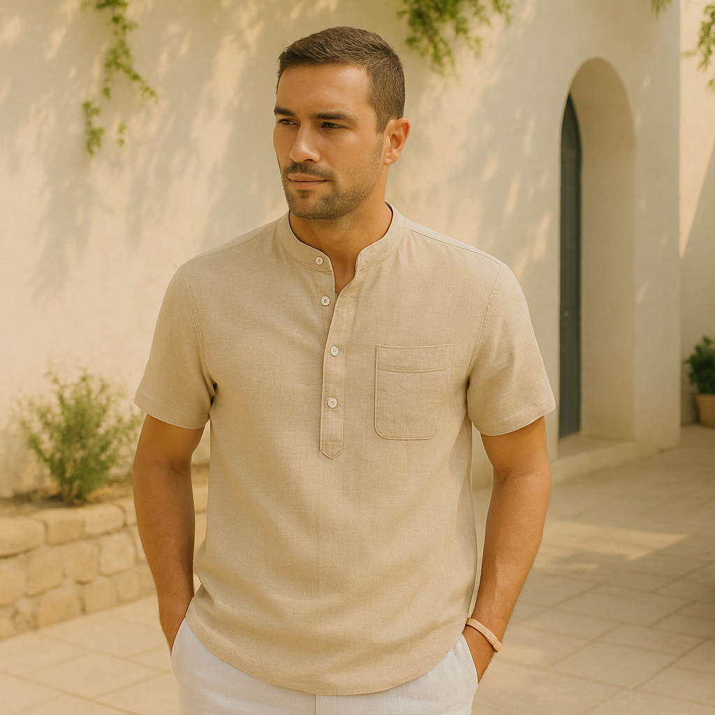 FIORA | Henley Short Sleeve