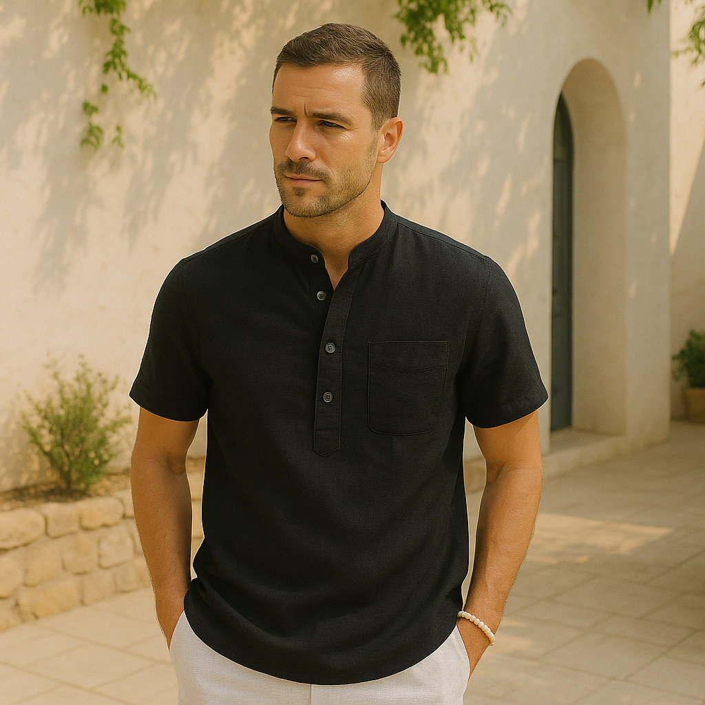FIORA | Henley Short Sleeve