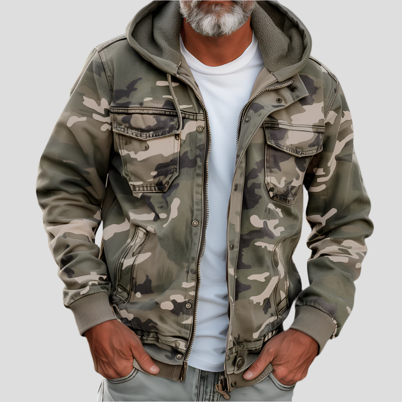 FIORA | Cargo Hooded Jacket