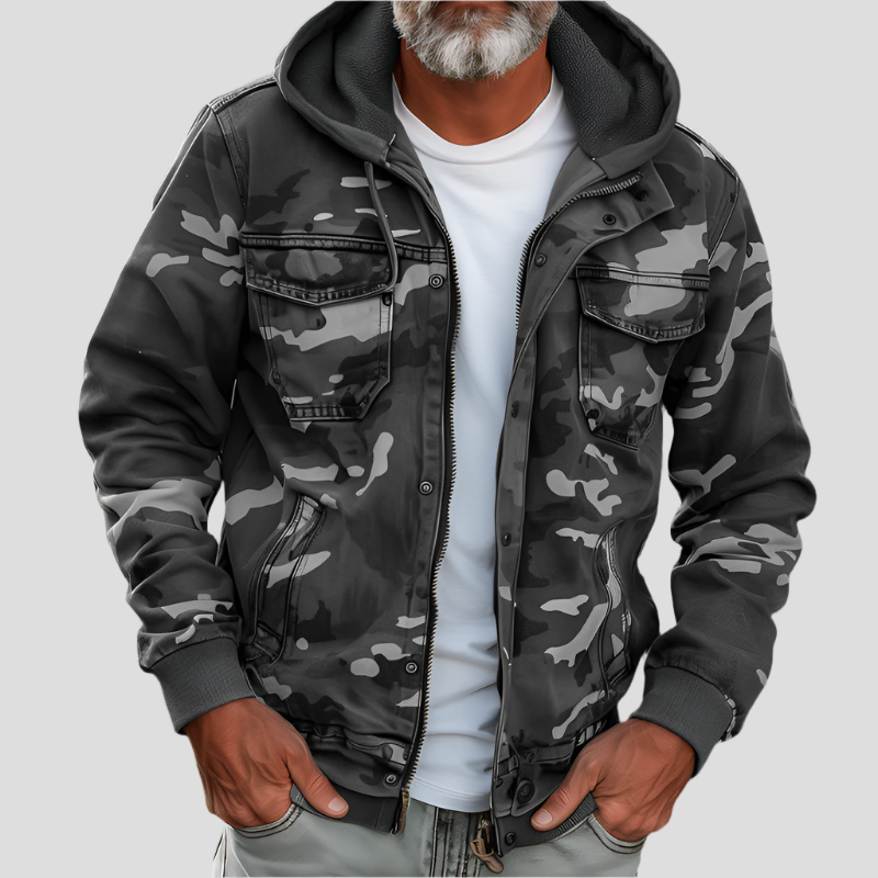 FIORA | Cargo Hooded Jacket