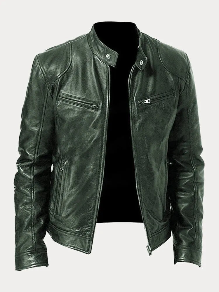 FIORA | Casual Leather Jacket