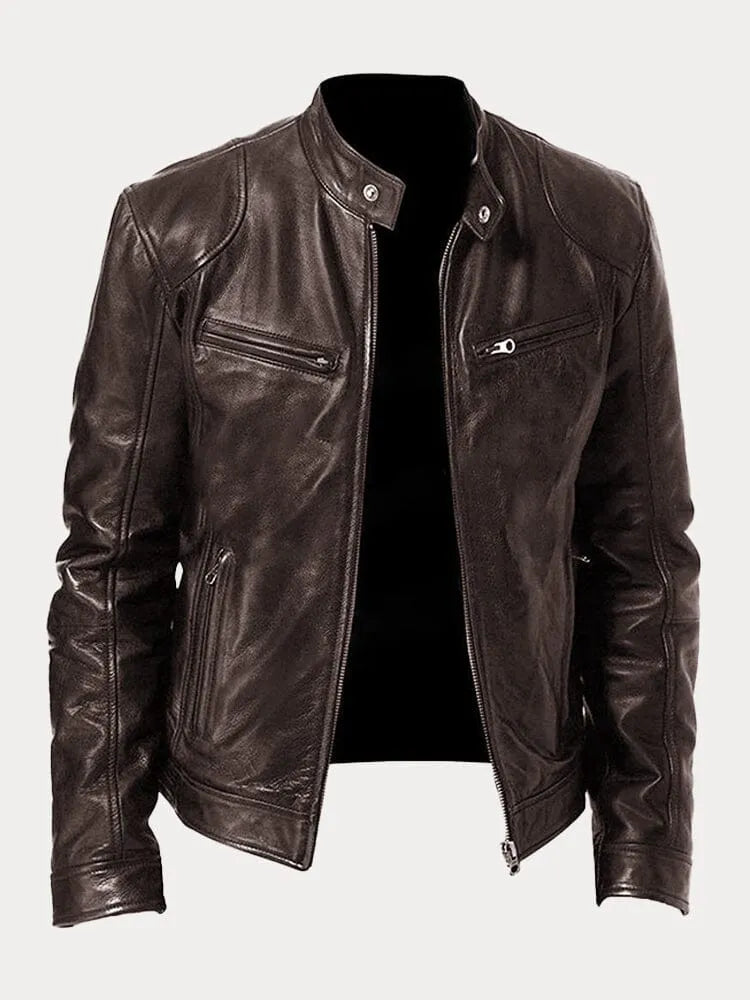 FIORA | Casual Leather Jacket