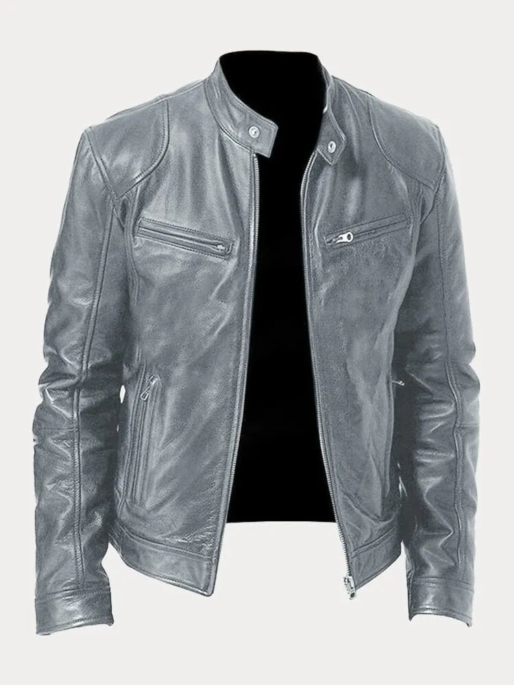 FIORA | Casual Leather Jacket