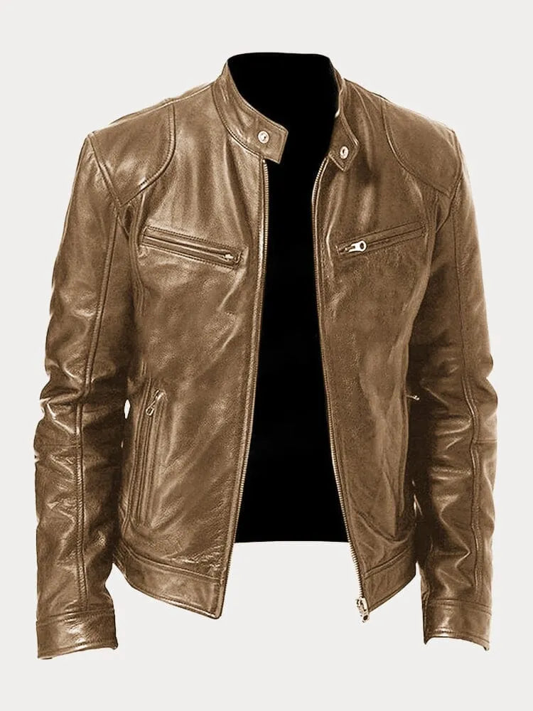 FIORA | Casual Leather Jacket