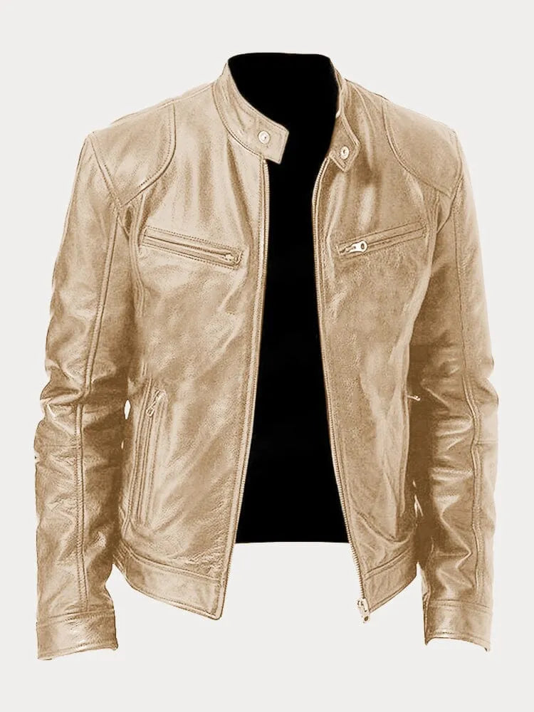 FIORA | Casual Leather Jacket