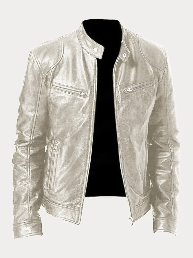 FIORA | Casual Leather Jacket