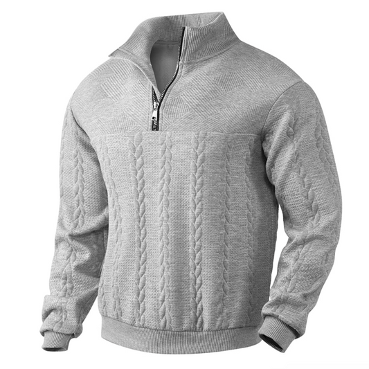 FIORA | Vintage Men's Sweater with Zipper