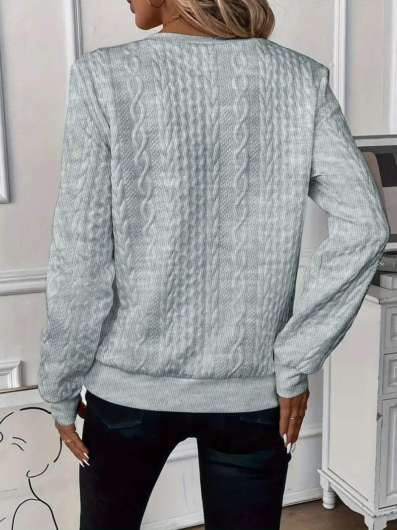 FIORA | Elegant sweater with zipper