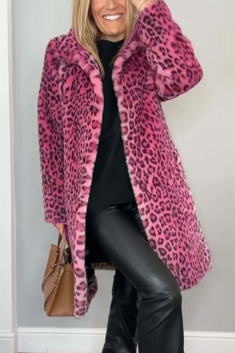 FIORA | Leopard Print Coat