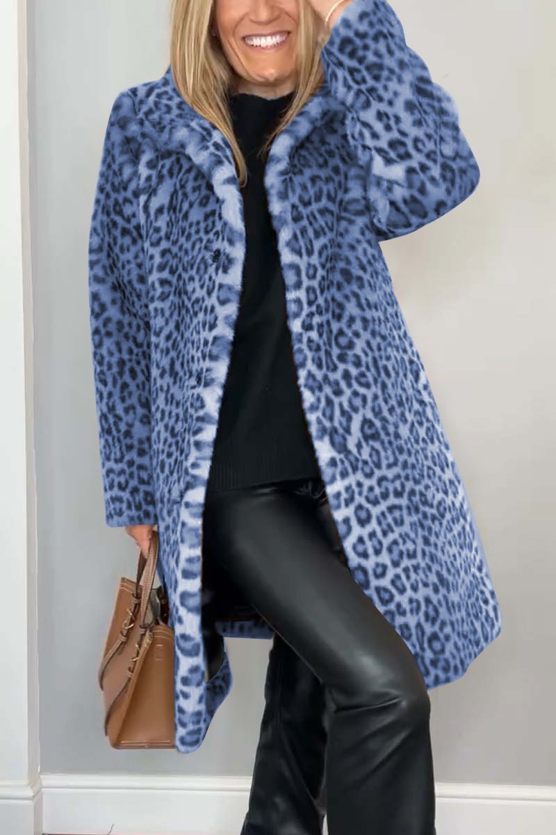 FIORA | Leopard Print Coat