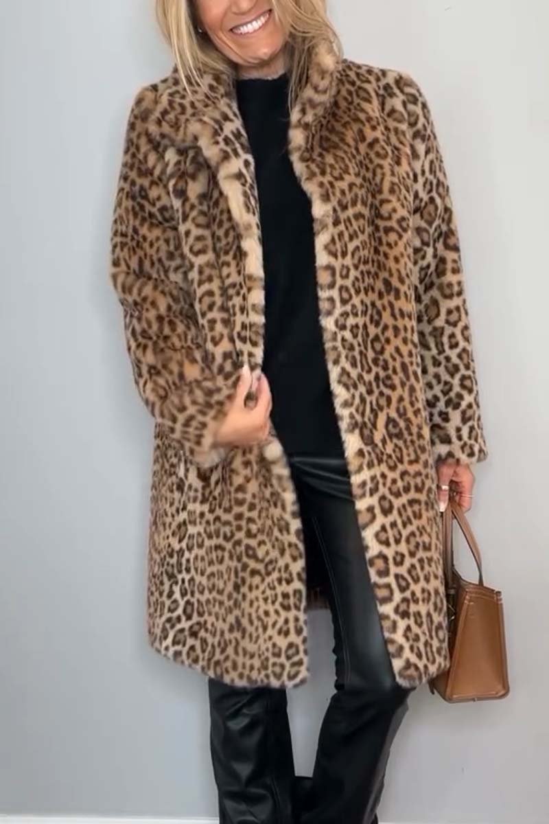 FIORA | Leopard Print Coat