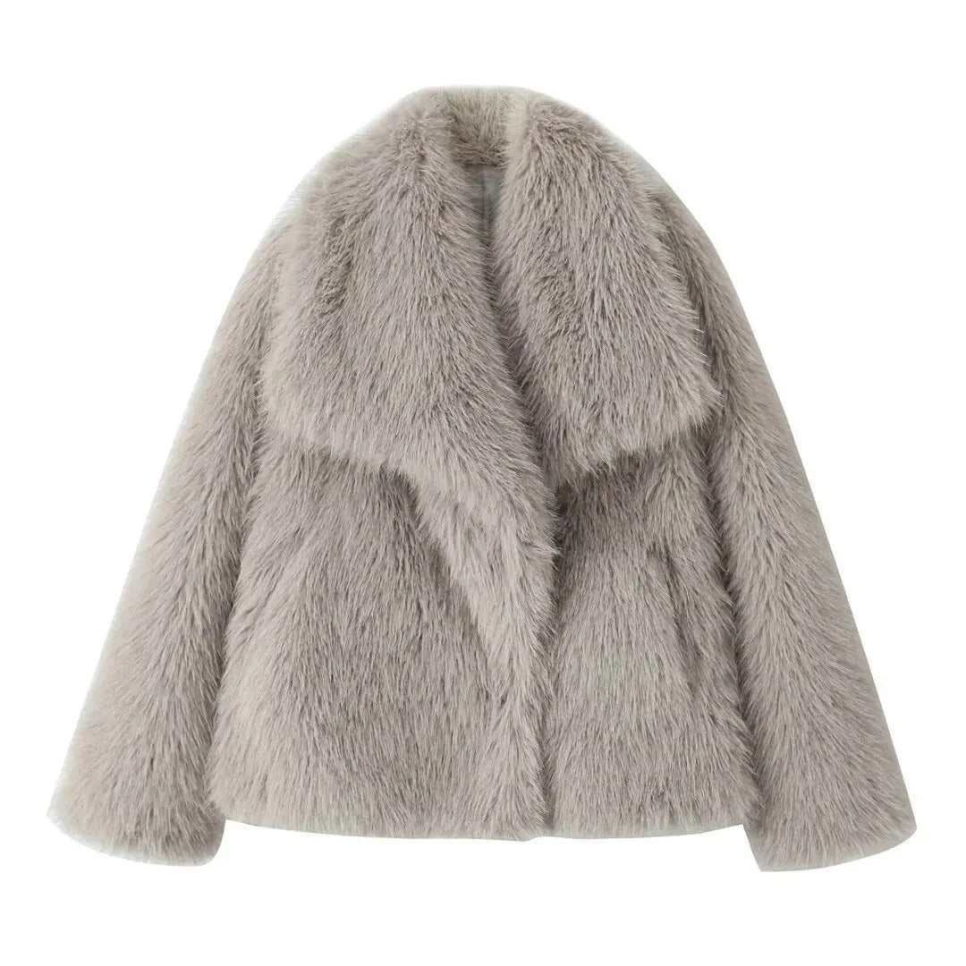 FIORA | Winter Coat with Faux Fur