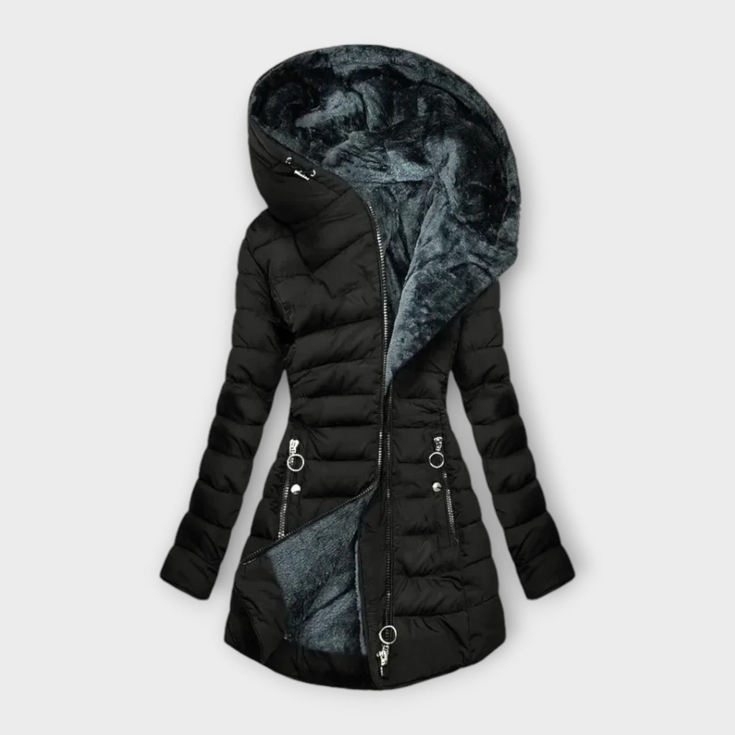 FIORA | Luxe Faux Fur Winter Coat