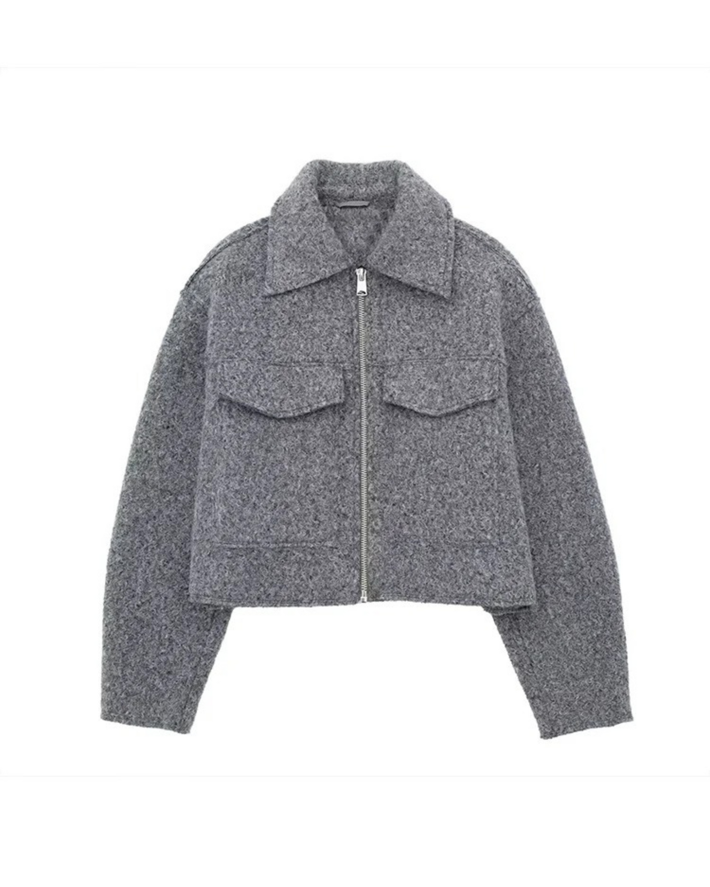 FIORA | Luxe Cropped Wool Jacket