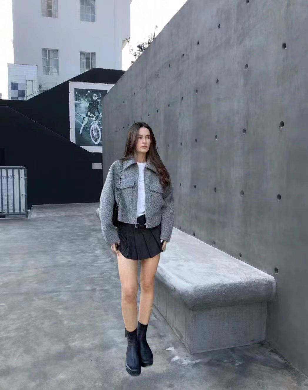 FIORA | Luxe Cropped Wool Jacket