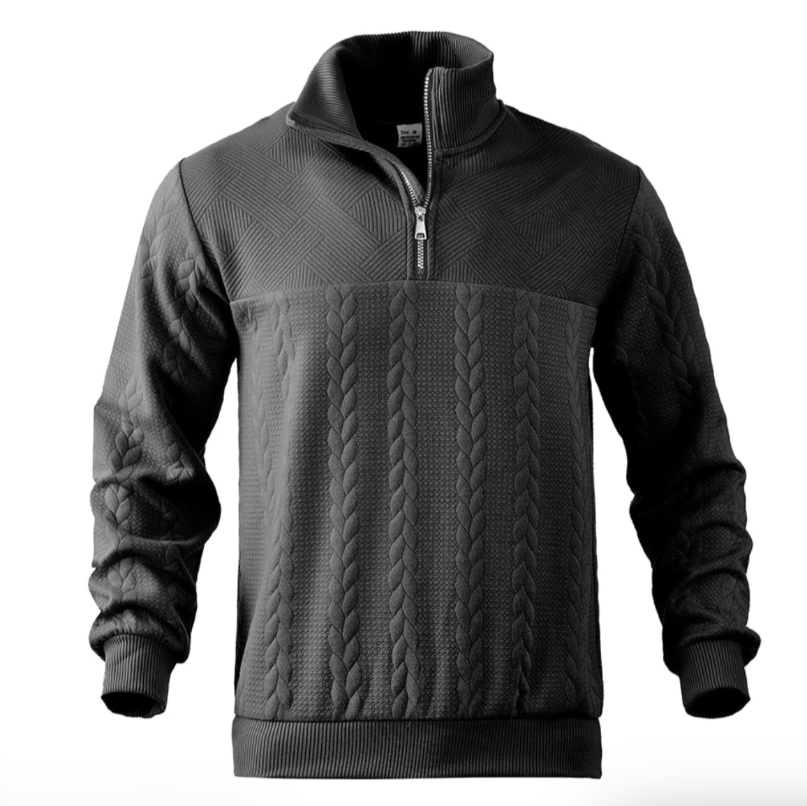 FIORA | Vintage Men's Sweater with Zipper